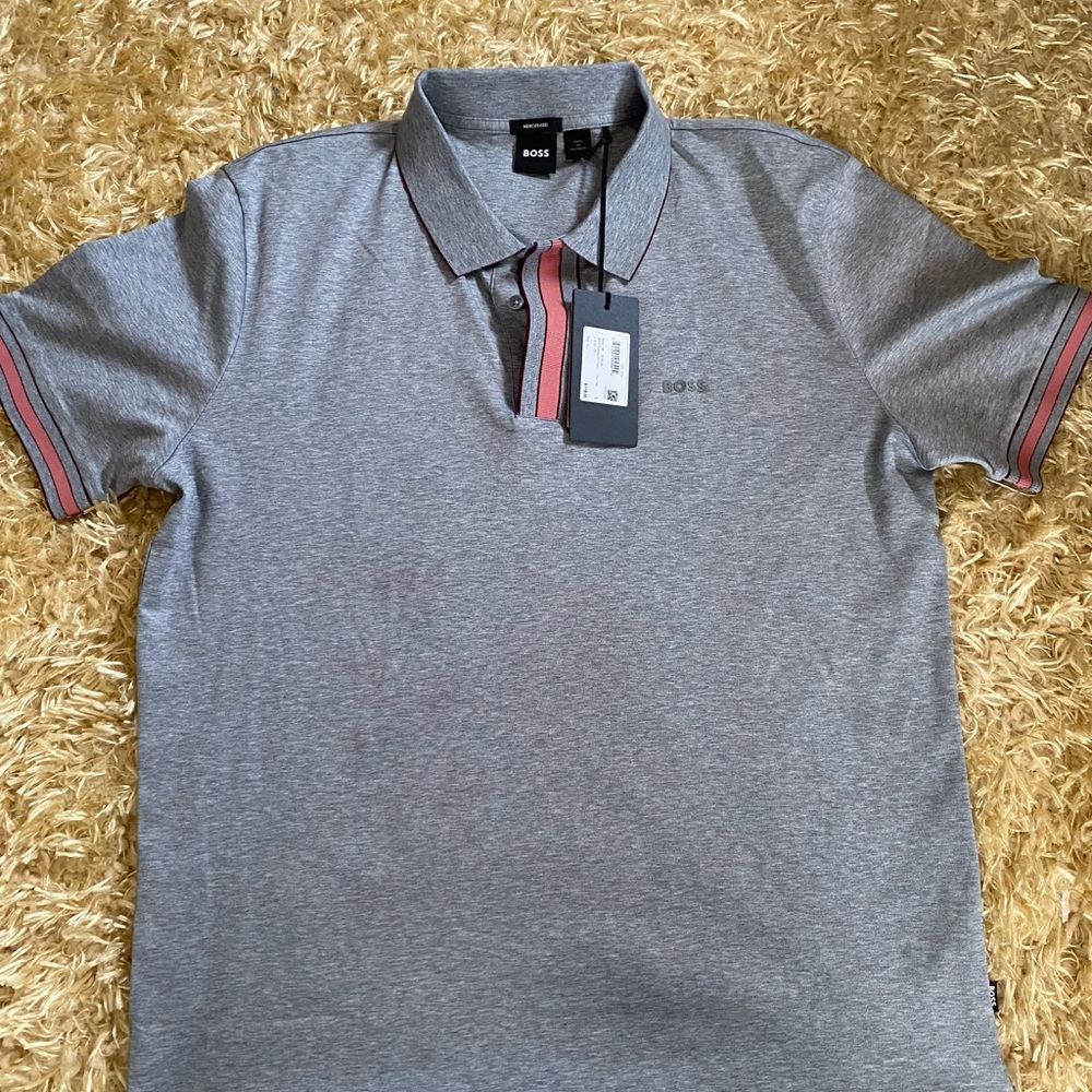 Regular fit polo shirt in stretch cotton pique